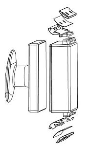 Скребок магнитный плавающий Atman GC-19&nbsp;с&nbsp;комплектом лезвий для стекол до&nbsp;19&nbsp;мм