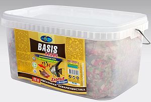 Корм Biodesign БАЗИК для всех видов рыб, хлопья 11 л