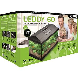 Aquael LEDDY LT 60 аквариум прямой, 54 л