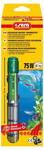 SERA PRECISION 75 W аквариумный нагреватель, 75 Вт