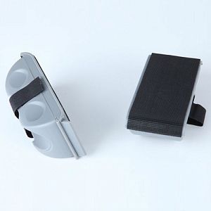 Магнитный скребок BOYU для гнутых аквариумов, держатель для шлангов, серый, 105x50&times;75&nbsp;мм