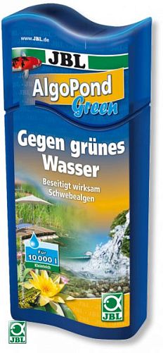 JBL AlgoPond Green препарат против цветения воды в садовом пруду, 500 мл