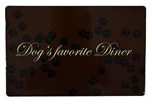 Коврик TRIXIE «Dog’s favourite Diner» под миску, пластик, 44×28 см