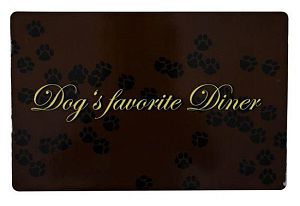 Коврик TRIXIE «Dog's favourite Diner» под миску, пластик, 44×28 см