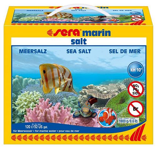 Морская соль Sera MARIN BASIC SALT, 3,9 кг