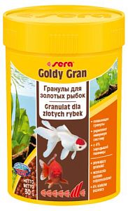 Основной корм Sera GOLDY Gran для крупных золотых рыб, гранулы 100 мл