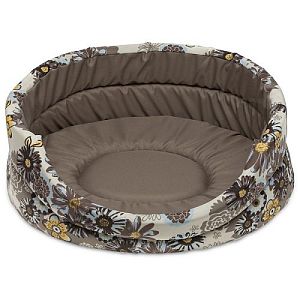 COMFY Лежанка BLOOM 3 с ромашками, 54х46×16 см