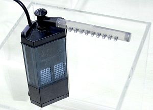Фильтр внутренний угловой Atman SKF-200 для аквариумов до 40 литров, 300 л/ч, 2,5 Вт