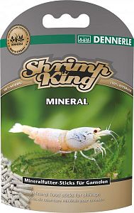 Dennerle Shrimp King Mineral дополнительный минеральный корм премиум-класса для креветок, палочки 45 г