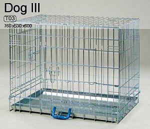 Клетка INTER ZOO DOG III разборная для собак, 760x530×600 мм