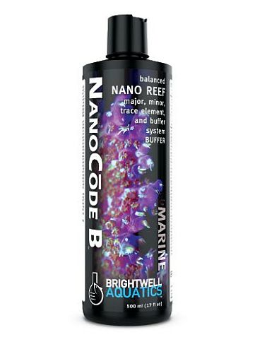Буферная добавка Brightwell Aquatics NanoCode B для морских аквариумов, 500 мл