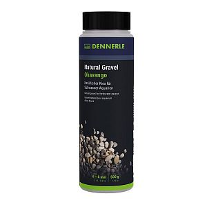 Грунт природный Dennerle Okavango 4−8 мм, коричнево-серый, 0,5 кг
