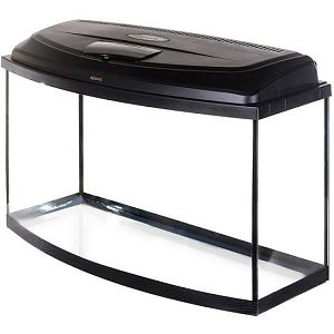 АК&nbsp;Аквариум с&nbsp;крышкой, фигурный, черный, 170&nbsp;л