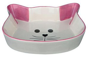 Миска TRIXIE Cat face, керамика, 0,25 л, 12 см