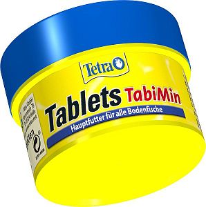 TetraTablets TabiMin основной корм для сомов и донных рыб, таблетки 58 шт.