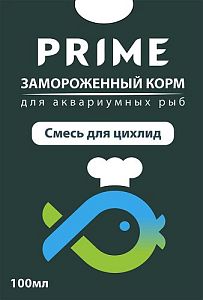 Prime Смесь для цихлид замороженная, блистер, 100 мл