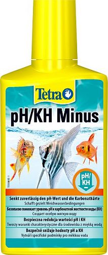 Tetra pH/KH Minus жидкий кондиционер для пресной аквариумной воды, 250 мл