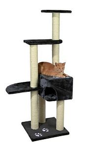 Домик TRIXIE «Alicante» для кошки, высота 142 см, антрацит