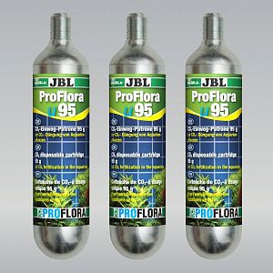 JBL ProFlora 3 х u95 комплект из сменных CO2 баллонов 95 г, 3 шт.