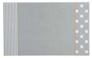 Миски и коврик TRIXIE «Юбилейная серия TRIXIE 40 лет», набор, 2×0,3 л, D 12 см, 35×22 см, серый, белый