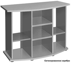 Подставка без дверок Biodesign ПАНОРАМА 180 чёрная шагрень, влагостойкая плита ЛДСП 16/22 мм, 101х41×74 см