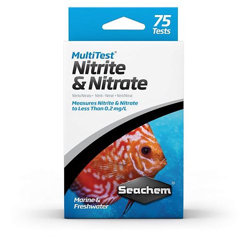 Тест для воды SeachemMultiTest: Nitrite & Nitrate на нитриты и нитраты, 75 шт.