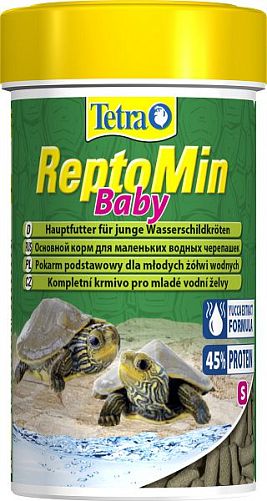 TetraReptoMin Baby основной корм для молодых черепах, палочки 100 мл