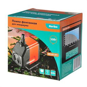 Помпа погружная Naribo 50&nbsp;Вт, 2900&nbsp;л/ч, высота подъема 3&nbsp;м