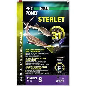 Корм JBL ProPond Sterlet S основной для мелких осетровых рыб, гранулы 1,5 кг  (3 л)