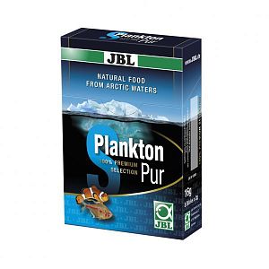 JBL PlanktonPur S 5 натуральный корм класса «премиум» из свежего арктического планктона рыб 2−6 см, 8 порций по 5 г