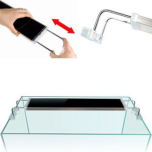 Светильник LED ультратонкий SunSun ADS-400C для аквариума, 18 Вт, 480−650 мм