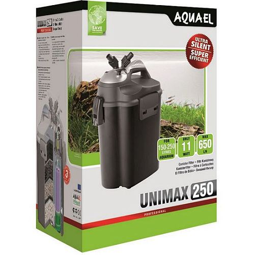 Aquael Unimax-250 внешний фильтр для аквариума, 650 л/ч