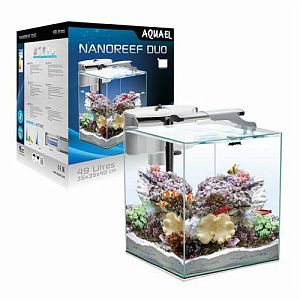 Aквариум морской Aquael NANO REEF DUO 2.0 белый, 49 л