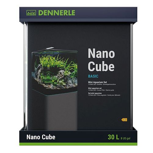 Аквариум Dennerle Nano Cube Basic с фильтром и освещением, 30 л