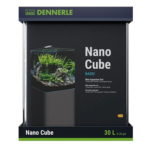 Аквариум Dennerle Nano Cube Basic с фильтром и освещением, 30 л