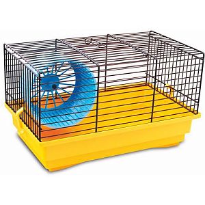 Pet Inn Клетка PICCOLO для грызунов, с колесом 33,5х20×20 см