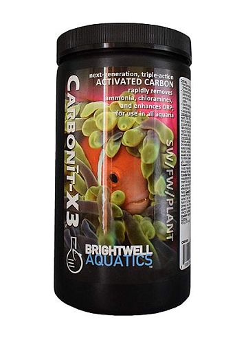 Уголь Brightwell Aquatics Carbonit-X3 активированный для морских аквариумов, 450 г