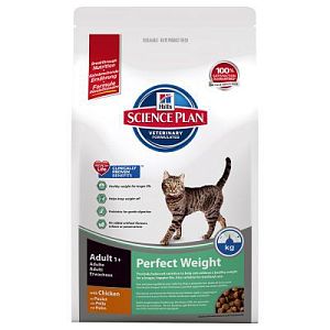 Корм Hill’s Science Plan Adult Perfect Weight Идеальный вес для взрослых кошек, с курицей