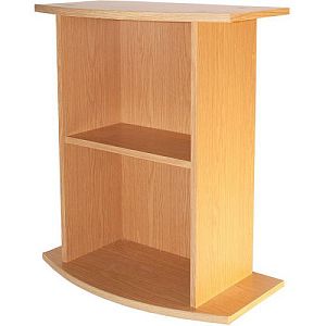 Тумба AquaPlus фигурная, дуб, открытая, 60х30&times;70&nbsp;см