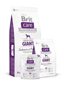 Корм Brit Care Salmon&Potato Giant для взрослых собак гигантских пород, лосось и картофель