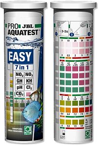 Экспресс-тест JBL ProAquaTest Easy 7in1&nbsp;по&nbsp;7&nbsp;основным параметрам воды, полоски, 50&nbsp;шт.