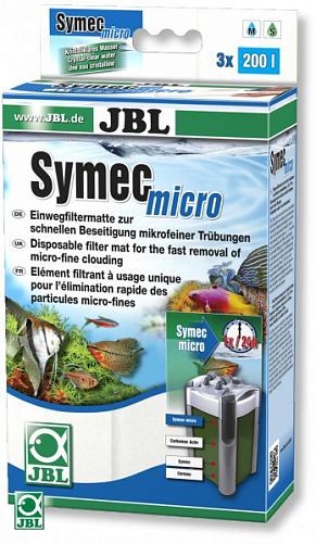 Синтепон листовой JBL SymecMicro тонкой очистки для аквариумных фильтров, 25х75 см
