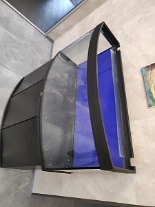 Аквариум б/у дуговой BIODESIGN ПАНОРАМА 280 (270&nbsp;л) с&nbsp;тумбой и&nbsp;комплектом оборудования
