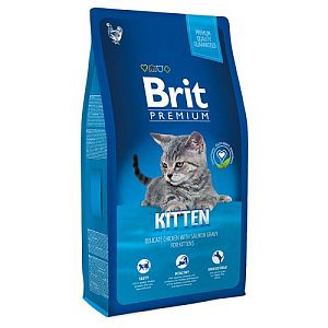 Корм Brit Premium Cat Kitten для котят, курица в лососевом соусе