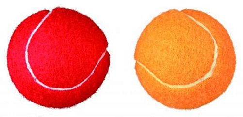Набор TRIXIE теннисных мячей, D 6 см, 2 шт.