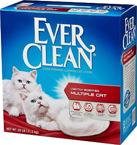 Наполнитель Ever Clean MultipleCat комкующийся для нескольких кошек
