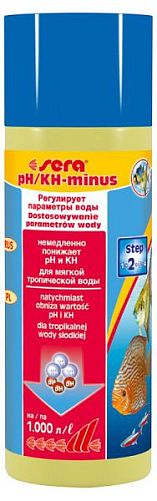 Sera pH-minus кондиционер для аквариумной воды, 250 мл