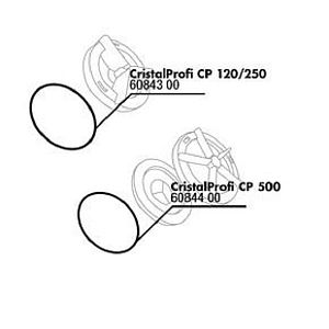 JBL Прокладка крышки роторной камеры для фильтров CristalProfi 120/250, арт. 6 084 300