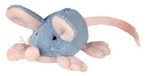 Игрушка TRIXIE «Мышка» для кошек, плюш, 9 см, серый