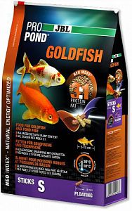Корм JBL ProPond Goldfish S основной для мелких золотых рыбок, палочки 1,7 кг  (12 л)
